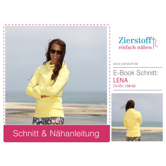 E-Book - Schalkragenshirt / Kleid „LENA“, Gr. 158 – Damengr. 42